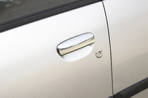 Mitsubishi Colt 2004–2012 Kromirane obloge kljuk vrat (4 kosi, nerjavno jeklo) fotografija 1