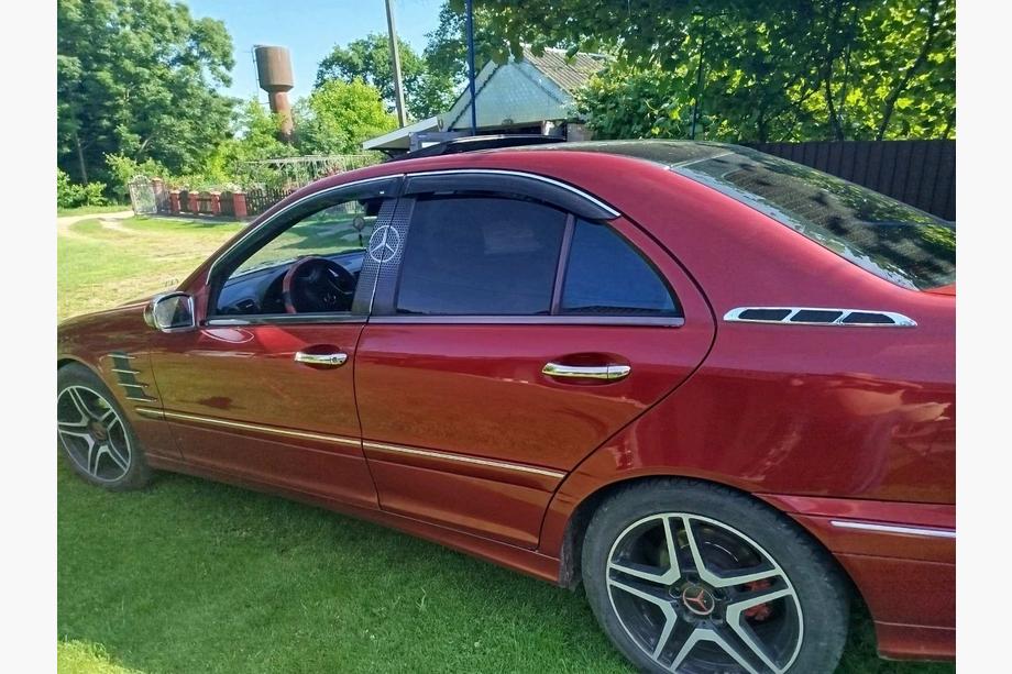 Mercedes razred C W203 2000–2007 Kromirane obloge kljuk vrat (4 kosi, nerjavno jeklo) Fotografija 5