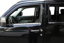 Jeep Cherokee/Liberty 2007–2013 Kromirane obloge kljuk vrat (4 kosi, nerjavno jeklo) fotografija 1