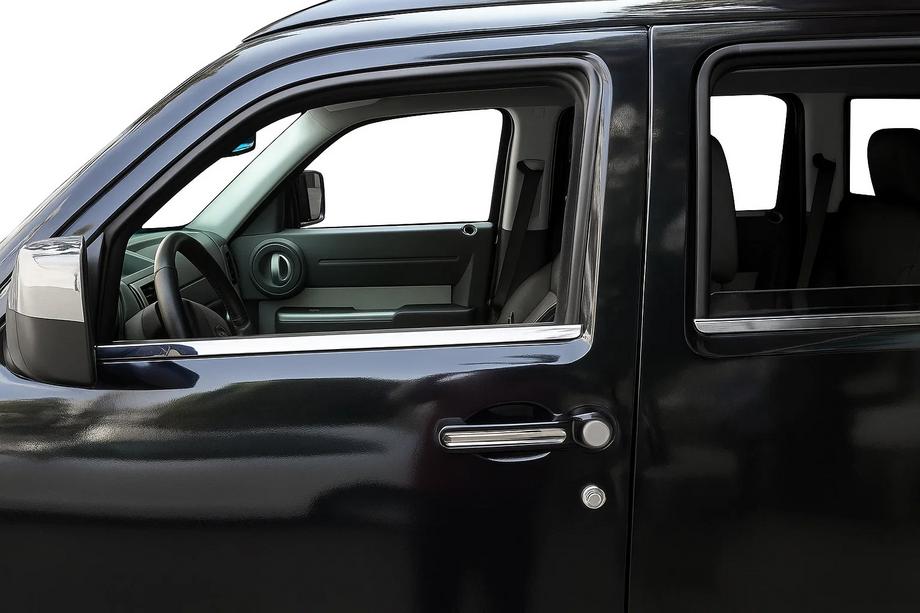 Jeep Cherokee/Liberty 2007–2013 Kromirane obloge kljuk vrat (4 kosi, nerjavno jeklo) Image