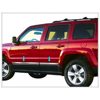 Letvica vrat (nerjavno jeklo) Jeep Cherokee/Liberty 2007–2013 fotografija 1