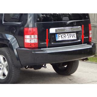 Zaščitna letev roba prtljažnika (nerjaveče jeklo) Jeep Cherokee/Liberty 2007–2013 fotografija 1