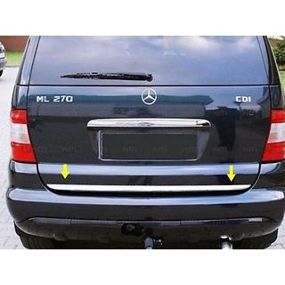 Zaščitna letev roba prtljažnika (nerjaveče jeklo) Mercedes ML W163 1997–2005 fotografija 2