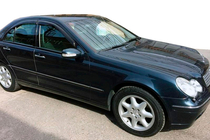Mercedes razred C W203 2000–2007 Deflektorji oken SD (4 kosi, HIC) fotografija 1