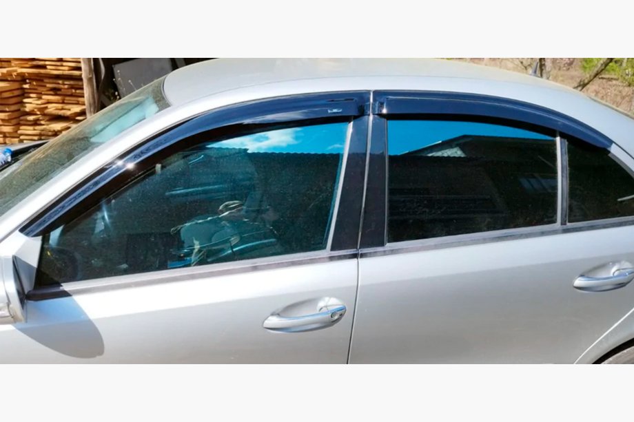 Mercedes E-class W211 2002–2009 Deflektorji oken SD (4 kosi, HIC) Fotografija 9