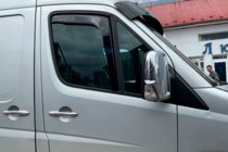 Mercedes Sprinter W906 2006–2018 Vstavljivi deflektorji za okna (2 kos, HIC) fotografija 1