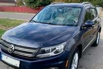 Volkswagen Tiguan 2007–2016 Vetrni deflektorji oken s kromirano letvijo (4 kosi, HIC) fotografija 1