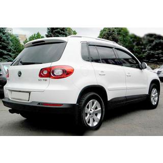 Vetrni deflektorji oken s kromirano letvijo (4 kosi, HIC) Volkswagen Tiguan 2007–2016 fotografija 3