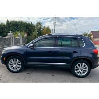 Vetrni deflektorji oken s kromirano letvijo (4 kosi, HIC) Volkswagen Tiguan 2007–2016 fotografija 2