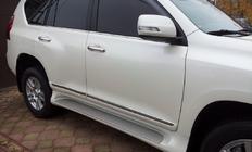 Toyota Land Cruiser Prado 150 2009–2023 Pokrovi vzvratnih ogledal (z bočnim smernikom, slog 2014) Črna barva fotografija 2