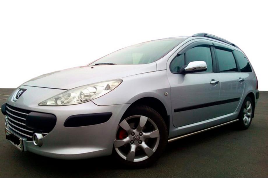 Peugeot 307 2001–2008 Okenski deflektorji SW (4 kosi, HIC) Image