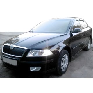 Vetrni deflektorji stekel LiftBack (4 kos, HIC) Skoda Octavia II A5 2010–2013 fotografija 1