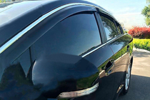 Honda Crosstour 2009–2015 Vetrni deflektorji oken s kromirano letvijo (4 kosi, HIC) fotografija 1