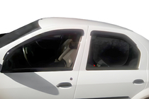 Dacia Logan I 2005–2008 Deflektorji oken (4 kosi, HIC) fotografija 1