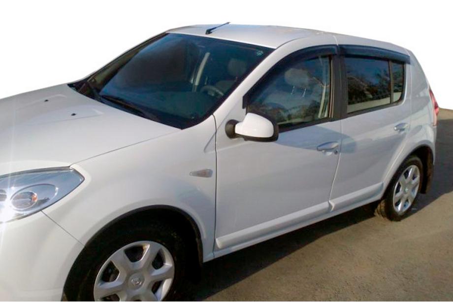 Dacia Sandero 2007–2013 Deflektorji oken (4 kosi, HIC) Image
