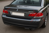BMW serija 7 E65/66 2001–2008 Okrasne obrobe zadnjih luči (2 kosa, ABS) fotografija 1
