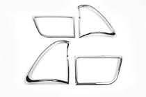 BMW X5 E53 1999–2006 Kromirani pokrovi zadnjih luči (plastika) fotografija 4