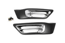 Honda CRV 2001–2006 Kromirane okrasne obrobe meglenk (2 kosa, plastika) fotografija 2