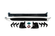 Toyota Land Cruiser 200 2007–2021 Bočne stopnice z LED (dizajn 2015-2020) Črna barva fotografija 9
