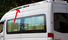 Volkswagen Crafter 2006–2016 Strešne sani (za lakiranje) fotografija 1