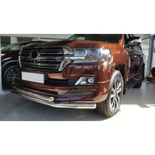 Sprednji zaščitni lok ST014 (2015+, nerj.) Toyota Land Cruiser 200 2007–2021 fotografija 2