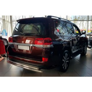 Zadnji zaščitni lok AK002-double (2 kos, nerjaveče jeklo) Toyota Land Cruiser 200 2007–2021 fotografija 2