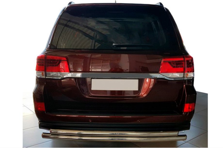 Toyota Land Cruiser 200 2007–2021 Zadnji zaščitni lok AK002-double (2 kos, nerjaveče jeklo) Image