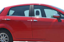Fiat Grande Punto/Punto EVO 2006–2018 Obloge kljuk vrat (4 vrata, nerjaveče jeklo) Carmos - turško nerjaveče jeklo fotografija 1