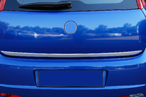 Fiat Grande Punto/Punto EVO 2006–2018 Zaščitna letev roba prtljažnika (nerjaveče jeklo) fotografija 1