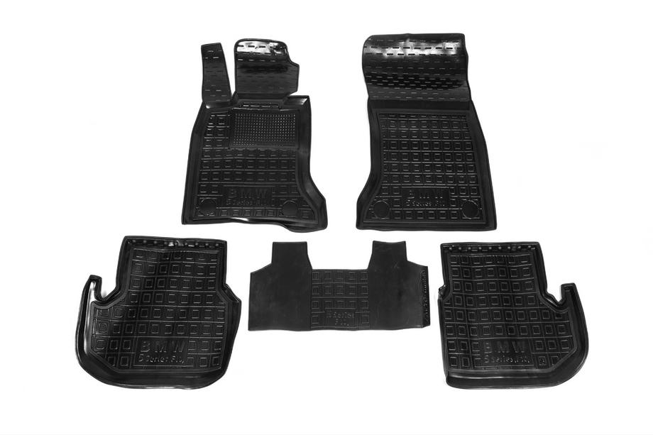 BMW serija 5 F10/F11 2010–2016 Gumijasti tepihi z robom 2013-2016 (Autogumm) Image