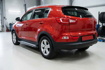 Kia Sportage 2010–2015 Bočne stopnice Rainbow (2 kosa, aluminij) fotografija 1