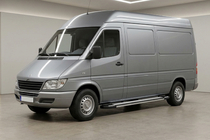 Mercedes Sprinter W901/902/903/904/905 1995–2006 Bočne stopnice Rainbow (2 kosa, aluminij) fotografija 1