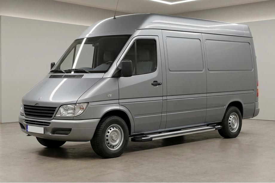 Mercedes Sprinter W901/902/903/904/905 1995–2006 Bočne stopnice Rainbow (2 kosa, aluminij) Image