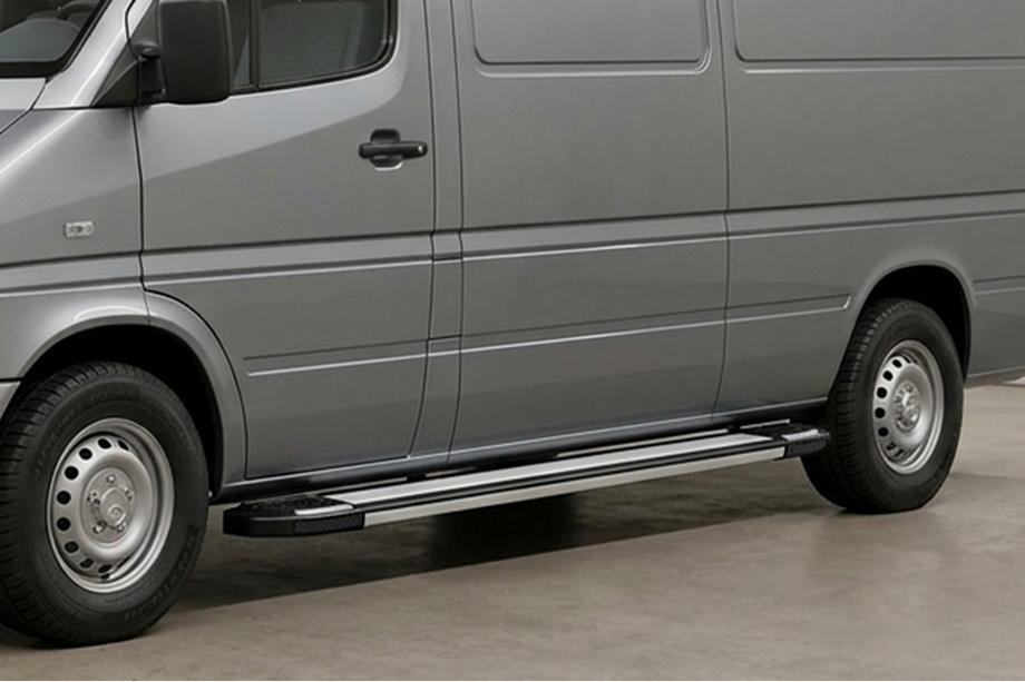 Volkswagen LT 1995–2006 Stranski pragovi Rainbow (2 kosa, aluminij) Image