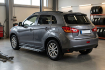 Mitsubishi ASX 2010–2023 Bočne stopnice Rainbow (2 kosa, aluminij) fotografija 1