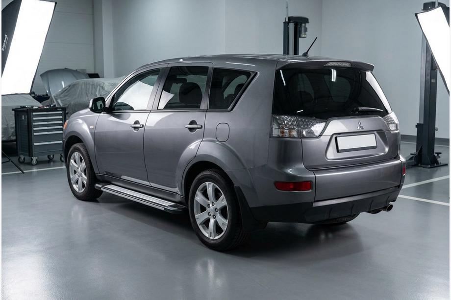 Mitsubishi Outlander 2006–2012 Bočne stopnice Rainbow (2 kosa, aluminij) Image