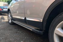 Nissan Qashqai 2010–2014 Stranske stopnice Rainbow (2 kosa, aluminij) fotografija 2