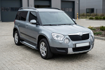 Skoda Yeti 2009–2017 Stranske stopnice Rainbow (2 kosa, aluminij) fotografija 1
