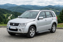 Suzuki Grand Vitara 2005–2017 Stranske stopnice Rainbow (2 kosa, aluminij) fotografija 1