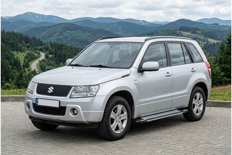 Suzuki Grand Vitara 2005–2017 Stranske stopnice Rainbow (2 kosa, aluminij) Image