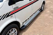 Volkswagen T5 2010–2015 Stranski pragovi Rainbow (2 kosa, aluminij) Kratka medosna razdalja fotografija 1