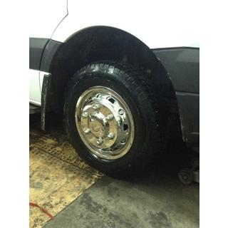 Pokrovi koles iz nerjavnega jekla Ексклюзив V1 (2-valjčni, 4 kosi) Volkswagen Crafter 2006–2016 fotografija 2