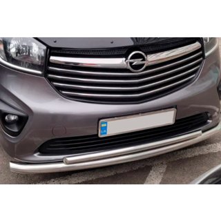 Sprednji zaščitni lok ST014 (nerjavno jeklo) Opel Vivaro 2015–2019 fotografija 4