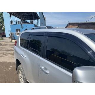Strešni relingi – turški dizajn (krom, 2 kos) Toyota Land Cruiser Prado 150 2009–2023 fotografija 2