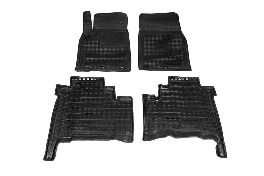 Toyota Land Cruiser 200 2007–2021 Gumijaste preproge z robom 2012-2021 (Autogumm) Fotografija 1