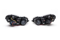 Mercedes razred C W203 2000–2007 Sprednji žarometi z LED pozicijskimi lučmi (2 kosa) Temni fotografija 5