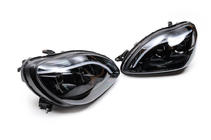 Mercedes S-class W220 1998–2005 Prednja žarometa z LED pozicijskimi lučmi (2 kosa) fotografija 3
