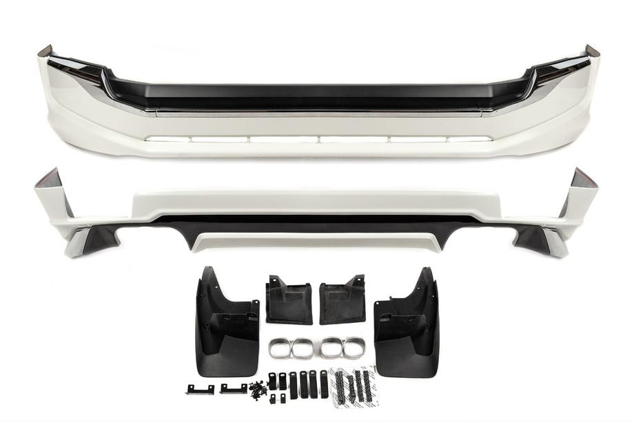 Toyota Land Cruiser Prado 150 2009–2023 Obloge sprednjega in zadnjega odbijača Executive (2017-) Bela barva Image