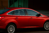 Ford Focus III 2011–2017 Kompletna kromirana obroba oken Sedan (12 kosov, nerjaveče jeklo) fotografija 1