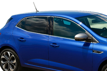 Renault Megane IV 2016–2025 Kompletna kromirana obroba oken (HB, 12 kos, nerjaveče jeklo) fotografija 1